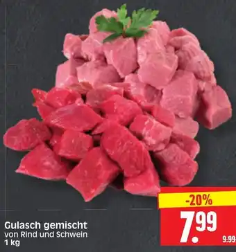 Edeka Herkules Gulasch gemischt 1kg Angebot