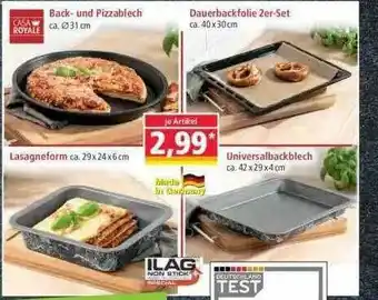 Norma Casa Royale Back Und Pizzablech Angebot