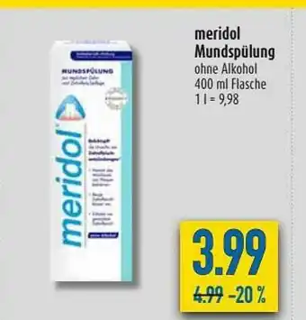 diska Meridol Mundspulung Angebot