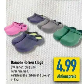 diska Damen-herren Clogs Angebot