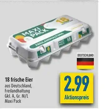 diska 18 Frische Eier Angebot