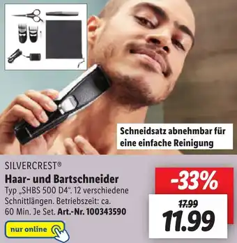 Lidl SILVERCRESTⓇ Haar- und Bartschneider Angebot