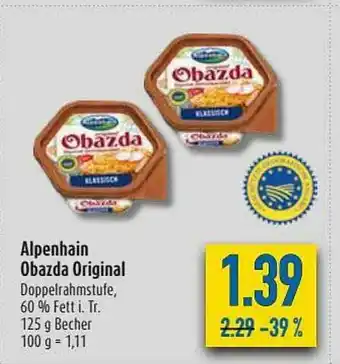 diska Alpenhain Obazda Original Angebot