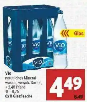 Marktkauf Vio Natürliches Mineralwasser Angebot