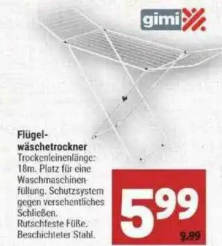 Marktkauf Flügelwäschetrockner Angebot