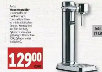 Marktkauf Aarke Wassersprudler „carbonator III” Angebot