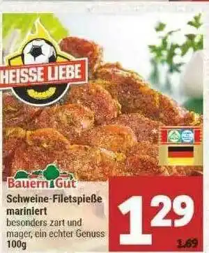 Marktkauf Bauern Gut Schweine-filetspieße Mariniert Angebot