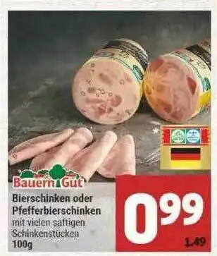 Marktkauf Bauern Gut Bierschinken Oder Pfefferbierschinken Angebot