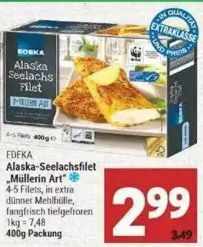 Marktkauf Edeka Alaska-seelachsfilet „müllerin Art” Angebot