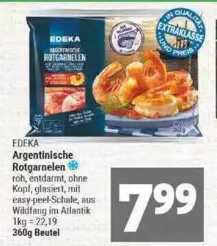 Marktkauf Edeka Argentinische Rotgarnelen Angebot