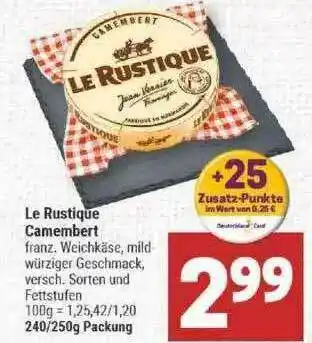 Marktkauf Le Rustique Camembert Angebot