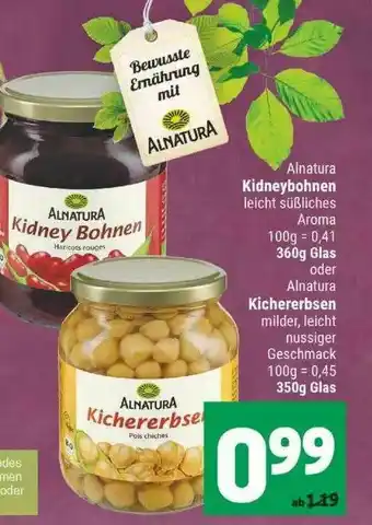 Marktkauf Alnatura Kidneybohnen Oder Kichererbsen Angebot