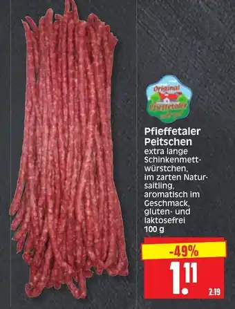 Edeka Herkules Pfieffetaler Peitschen 100g Angebot