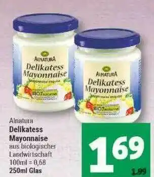 Marktkauf Alnatura Delikatess Mayonnaise Angebot