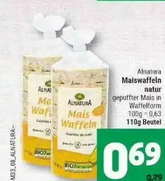 Marktkauf Alnatura Maiswaffeln Natur Angebot