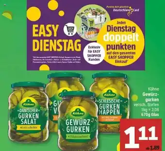 Marktkauf Kühne Gewürzgurken Angebot