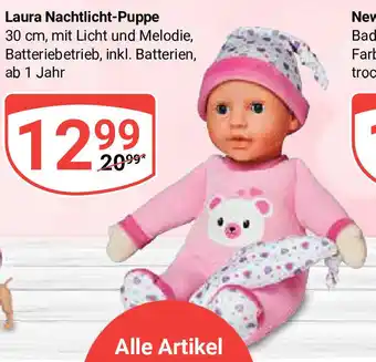 Globus Simba Laura Nachtlicht-Puppe Angebot