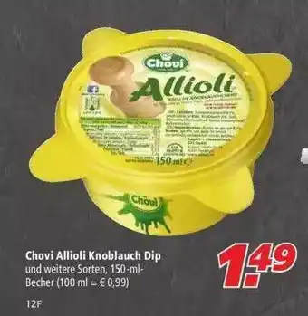 Marktkauf Chovi Allioli Knoblauch Dip Angebot