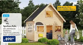 Aldi Süd Karibu Spielhaus Kalle Angebot