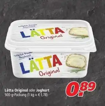 Marktkauf Lätta Original Oder Joghurt Angebot