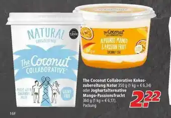 Marktkauf The Coconut Collaborative Kokoszubereitung Natur Oder Joghurtalternative Mango-passionsfrucht Angebot