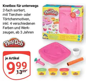 Globus Play Doh Knetbox für unterwegs Angebot