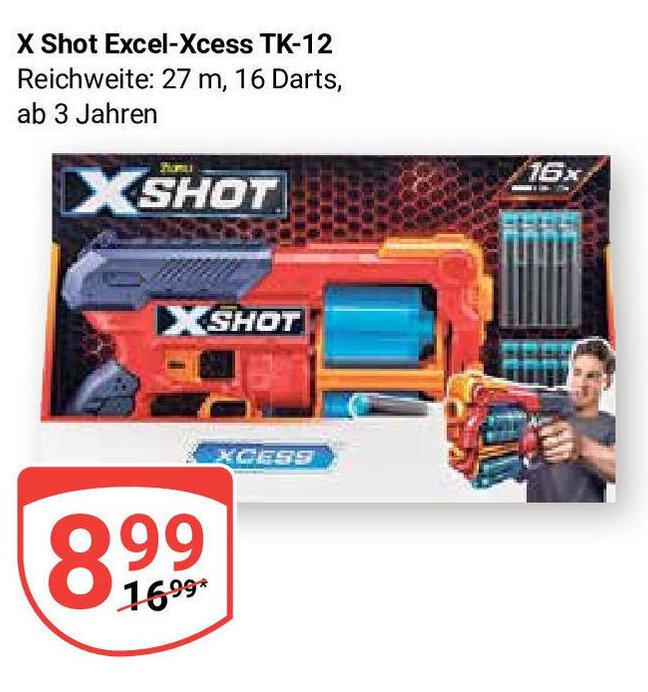Globus X Shot Excel-Xcess TK-12 Angebot