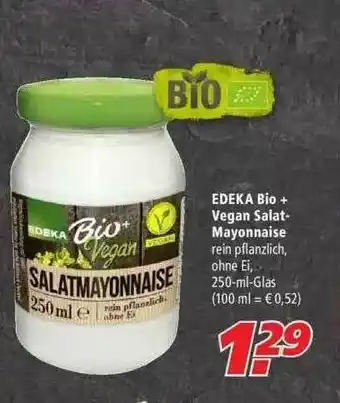 Marktkauf Edeka Bio + Vegan Salat-mayonnaise Angebot