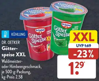 Aldi Süd DR. OETKER Götterspeise XXL 500 g Packung Angebot