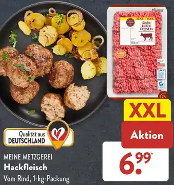 Aldi Süd MEINE METZGEREI Hackfleisch 1 kg Packung Angebot