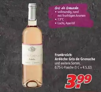 Marktkauf Ardèche Gris De Grenache Angebot