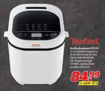 Marktkauf Tefal Brotbackautomat Pf2101 Angebot