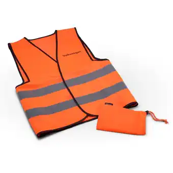 Volkswagen Warnweste (orange), aus polyester & mit klettverschluss, din en 471, größe l Angebot