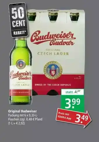 Marktkauf Original Budweiser Angebot