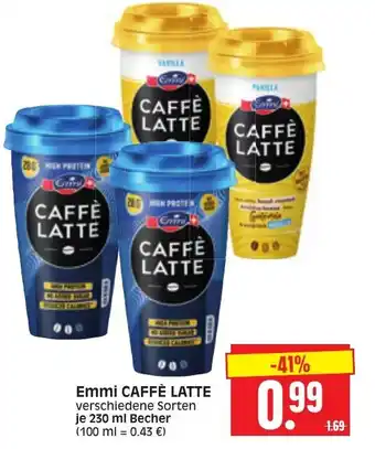 Edeka Herkules Emmi Caffè  Latte 230ml Becher Angebot