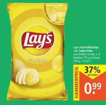 Marktkauf Lay's Kartoffelchips Oder Superchips Angebot