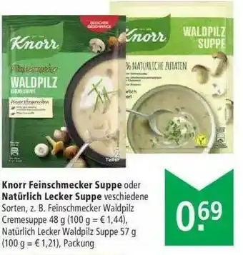 Marktkauf Knorr Feinschmecker Suppe Oder Natürlich Lecker Suppe Angebot