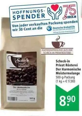 Marktkauf Scheck-in Privat Rösterei Der Harmonische Meistermelange Angebot