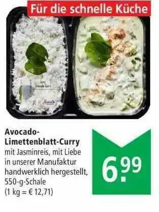 Marktkauf Avocado-limettenblatt-curry Angebot