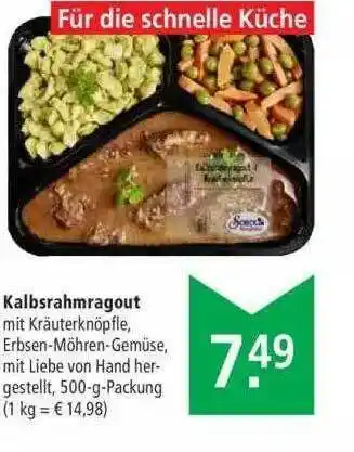 Marktkauf Kalbsrahmragout Angebot