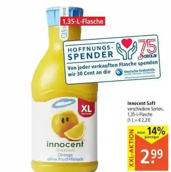 Marktkauf Innocent Saft Angebot