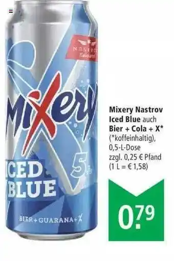 Marktkauf Mixery Nastrov Iced Blue Auch Bier + Cola + X* Angebot