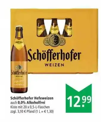 Marktkauf Schöfferhofer Hefeweizen Auch 0.0% Alkoholfrei Angebot