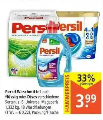 Marktkauf Persil Waschmittel Auch Flüssig Oder Discs Angebot