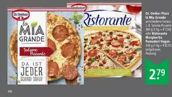 Marktkauf Dr. Oetker Pizza La Mia Grande Angebot