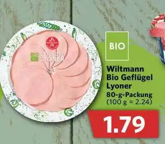 Combi Wiltmann Bio Geflügel Lyoner Angebot