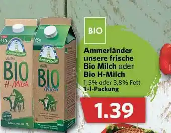 Combi Ammerländer Unsere Frische Bio Milch Oder Bio-h-milch Angebot