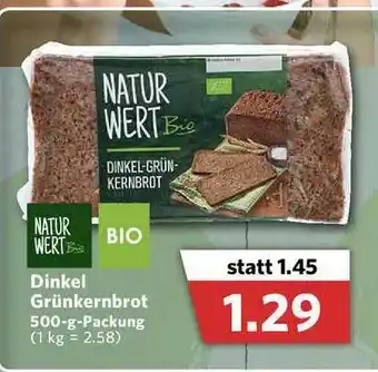 Combi Natur Wert Dinkel Grünkernbrot Angebot