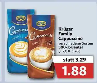 Combi Krüger Family Cappuccino Angebot