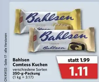 Combi Bahlsen Comtess Kuchen Angebot